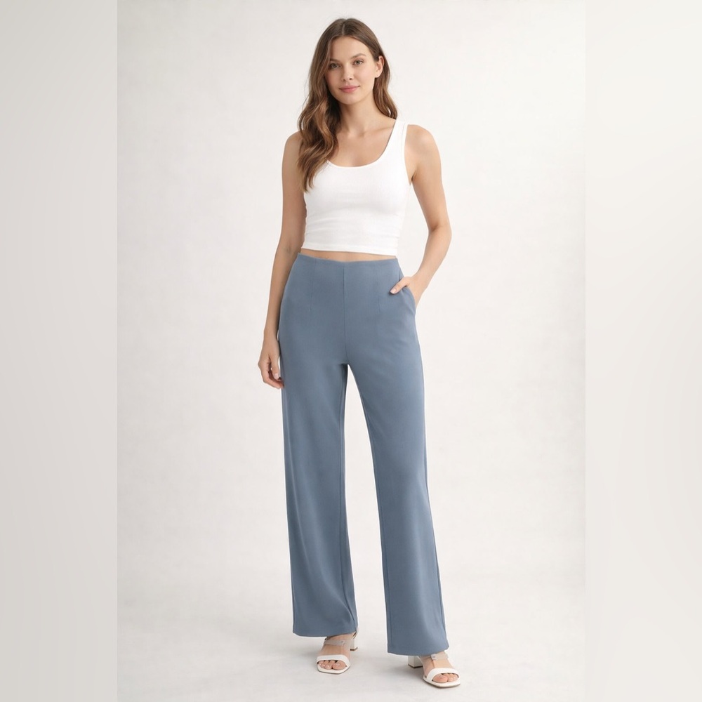 Banana Republic Flowy Bootcut Grey Pants Size Small NWT